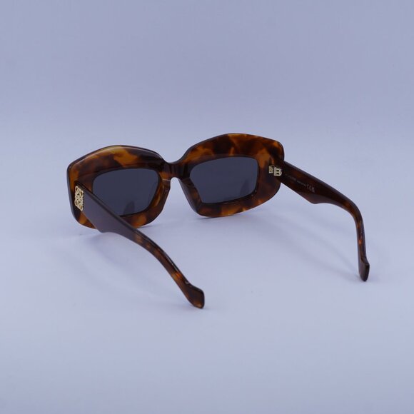 Loewe LW40114F 53A Sunglasses Blonde Havana Cat Eye Frame, Smoke Lenses - Picture 4 of 11